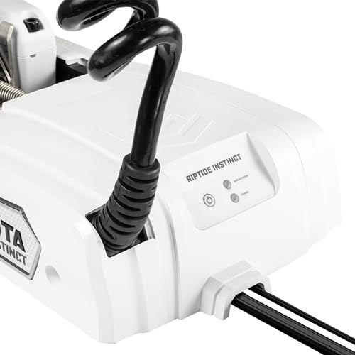 MINN KOTA RIPTIDE INSTINCT QUEST - WHITE - 90/115 LBS - 24/36V - SHAFT 87'