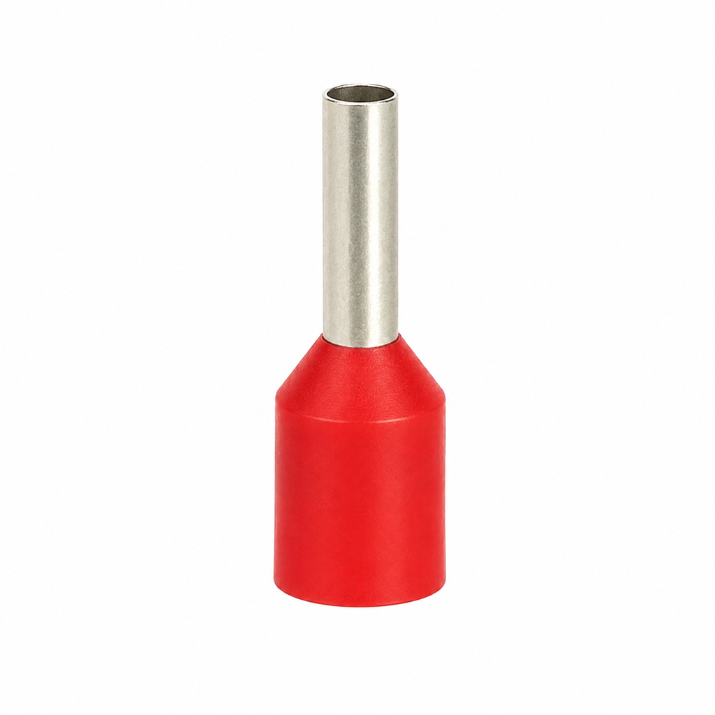 SUNFINE FERRULE CORD END WIRE CRIMP TERMINAL 0.5MM RED