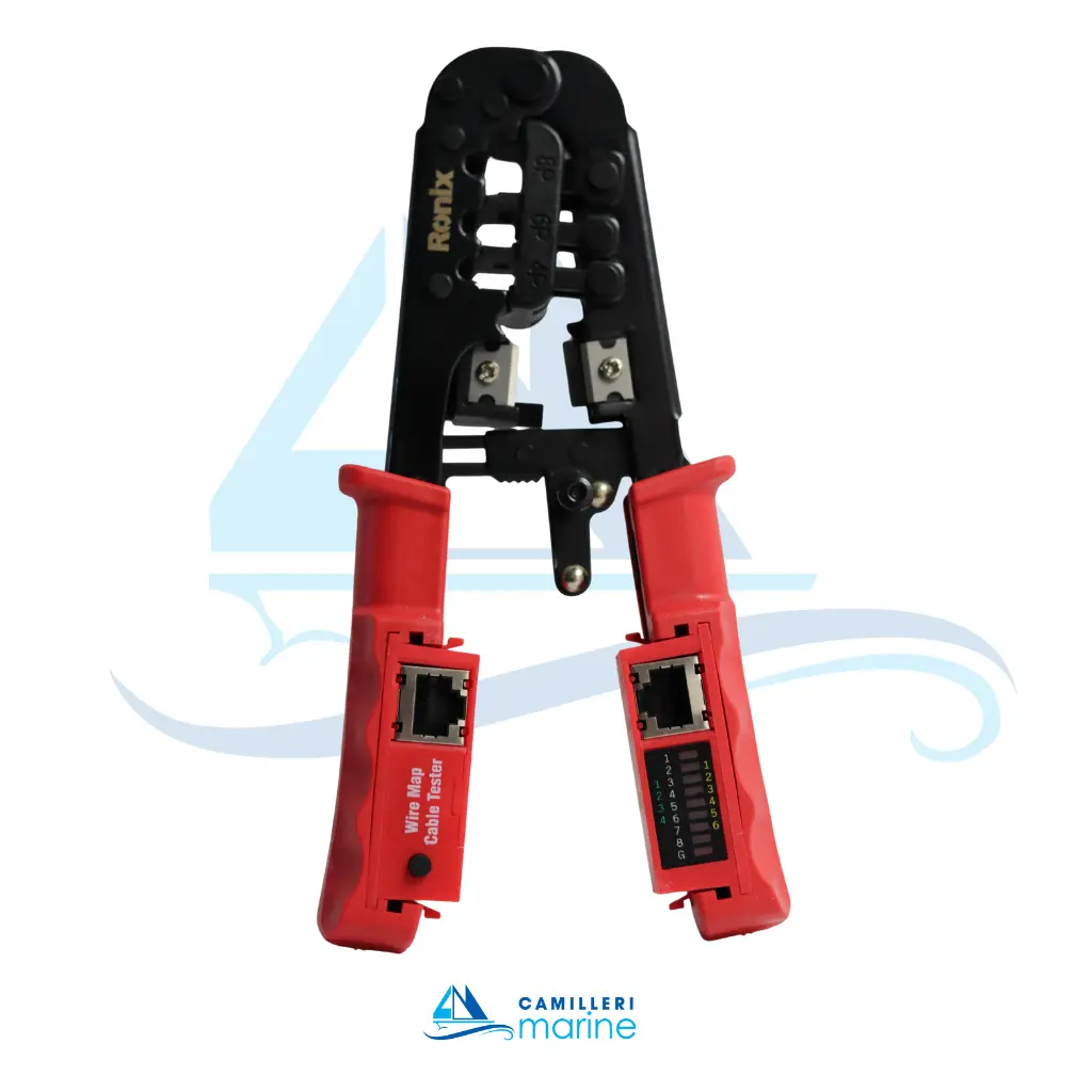 RONIX MODULAR PLUG CRIMPER WITH TESTER