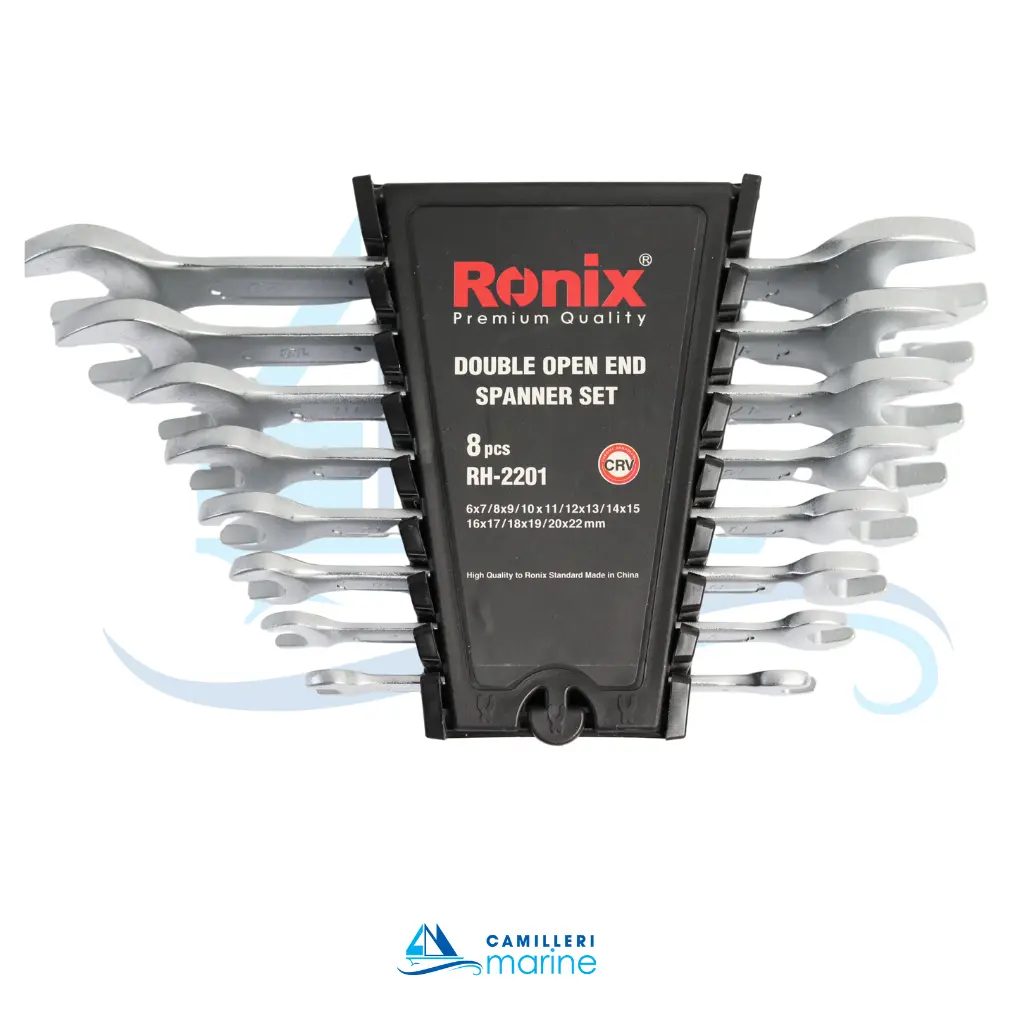 RONIX 8PCS/SET DOUBLE OPEN +PLASTIC RACK