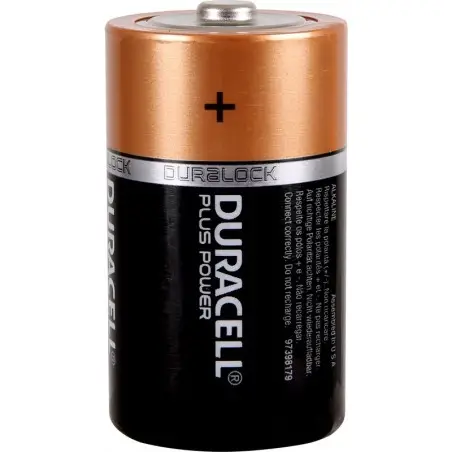DURACELL BATTERY LR20 D2/MN1300 1.5V ALKALINE PLUS POWER BOOST PER PIECE 