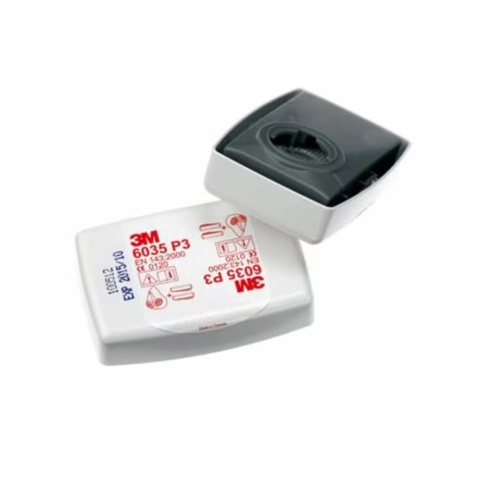 3M 6035 MASK FILTER FOR DUSTS, MISTS & OTHER PARTICULATES 2 PIECES PACKET