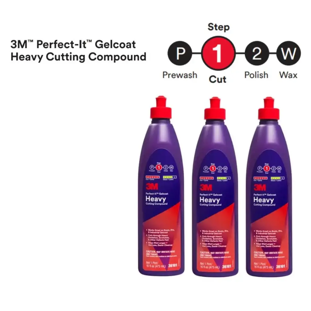 3M 36101 PERFECT-IT GELCOAT HEAVY CUTTING COMPOUND, 473 ML