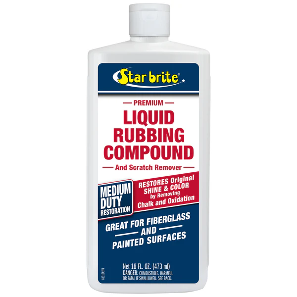 STARBRITE LIQUID RUBBING COMPOUND MED  473ML