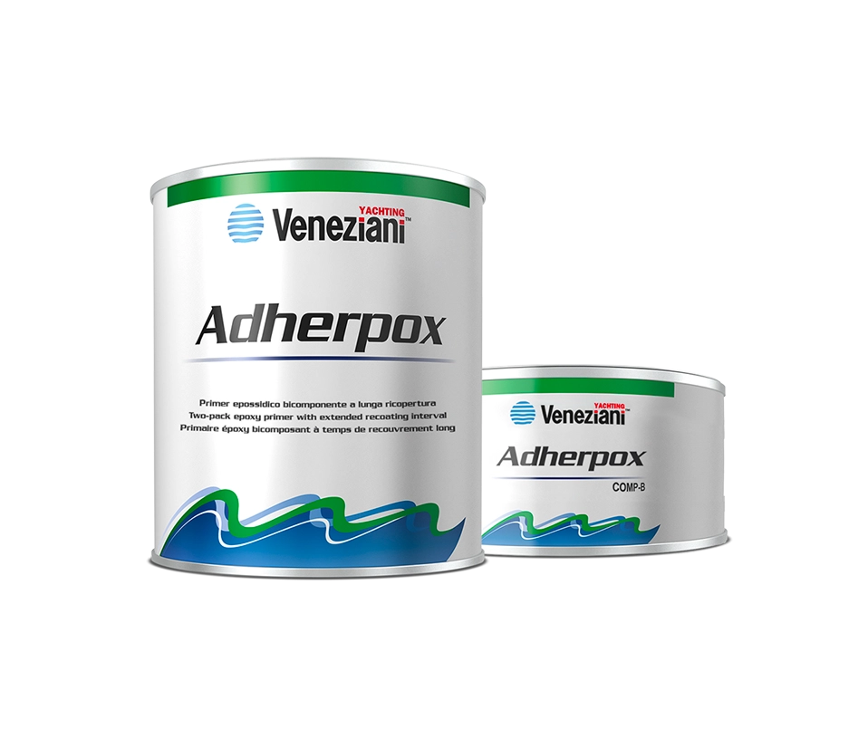 VENEZIANI ADHERPOX PRIMER KIT COMP A  AND COMP B KIT 2.5L (STEEL, ALUMINIUM, WOOD, VTR RESIN)