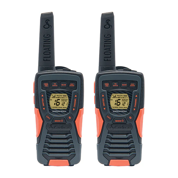 COBRA FLOATING WALKIE TALKIES ADVENTURE AM1055FLT WATERPROOF DUSTPROOF IP67 AM1055FLT