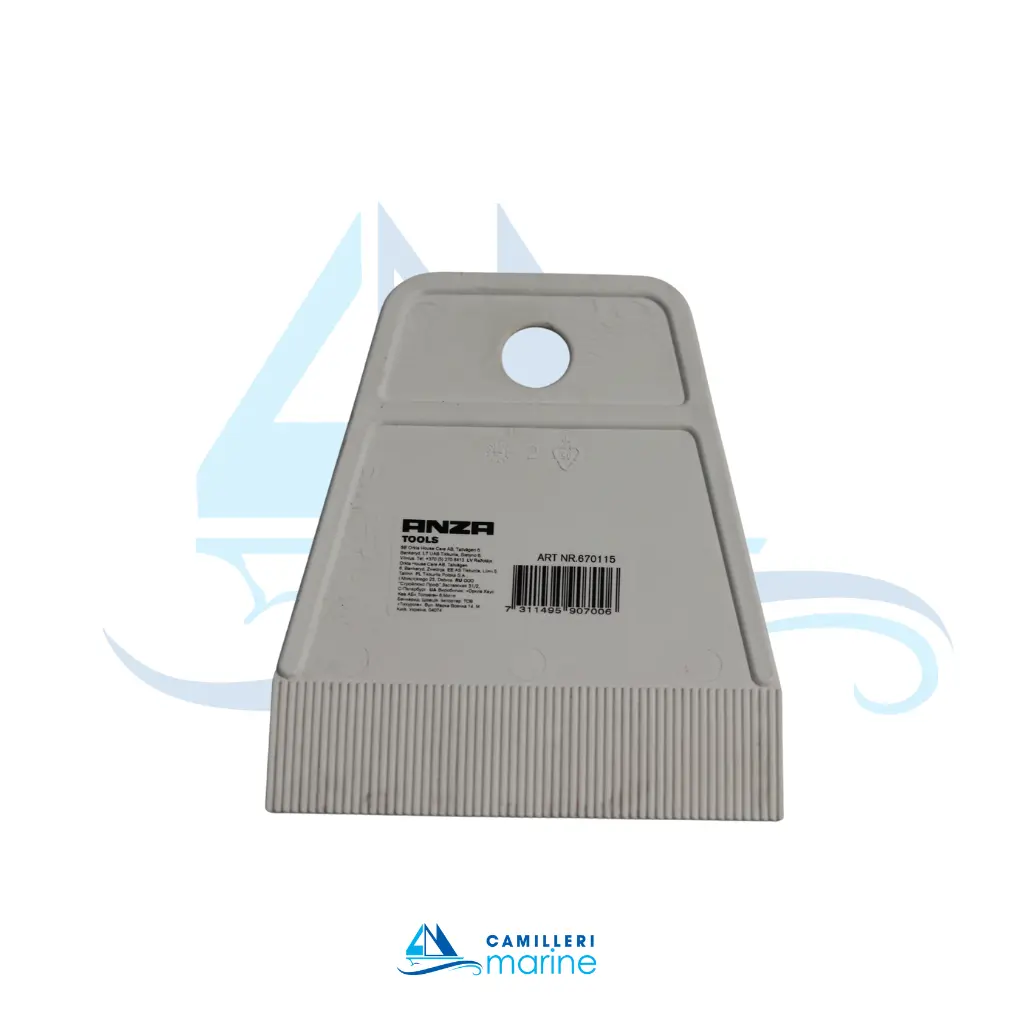 ANZA PLASTIC SCRAPER WHITE