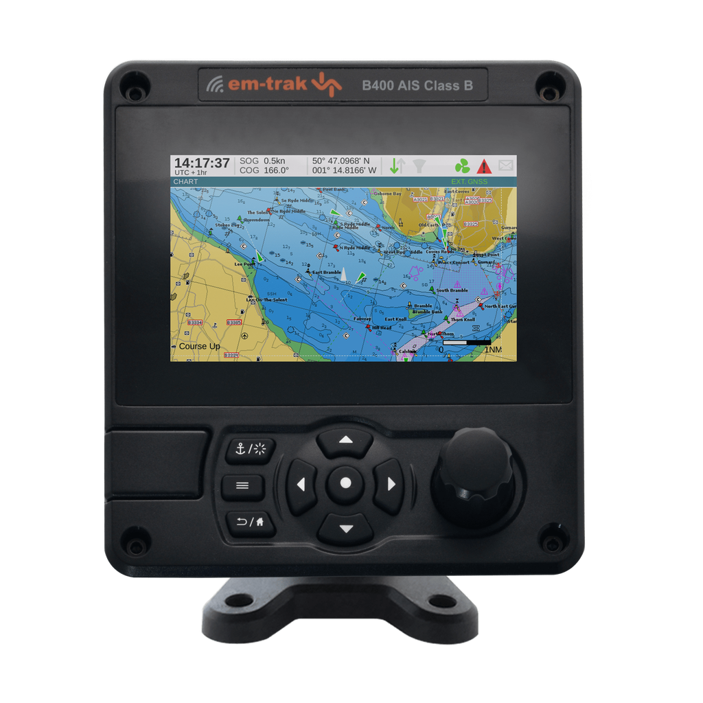 EM-TRAK B400 CLASS B LEISURE AIS TRANSCEIVER INCLUDING WIFI, NMEA 2000 & NMEA 0183 CONNECTIVITY
