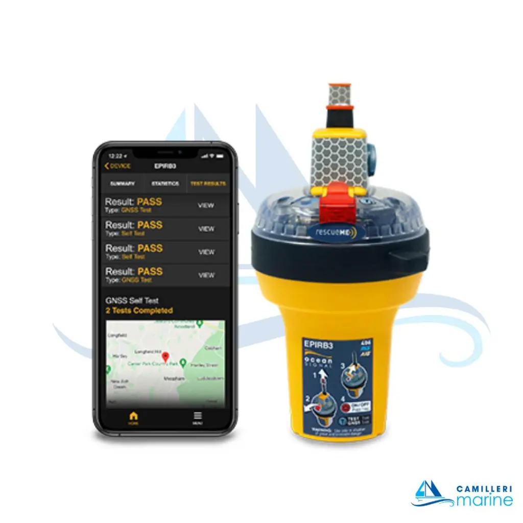 OCEAN SIGNAL RESCUEME EPIRB3 CLASS 2 AIS EPIRB WITH RLS EMERGENCY POSITION INDICATING RADIO BEACON WITH AIS ALERT AND RETURN LINK SERVICE