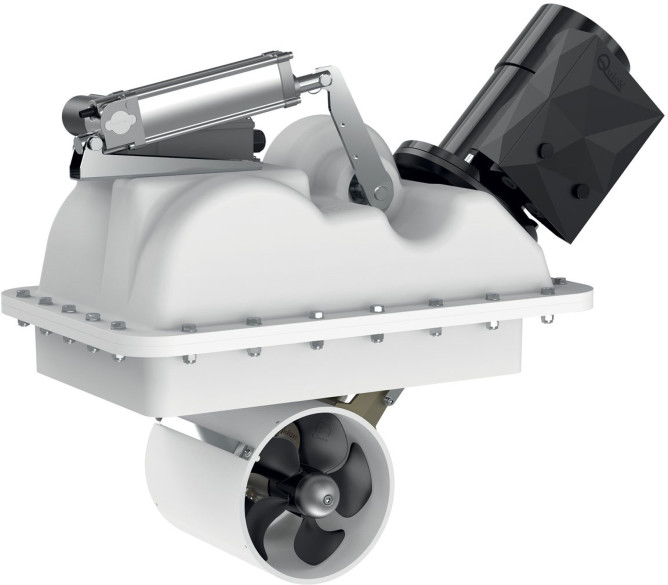 QUICK RETRACTABLE BOW STERN THRUSTER BTR185 85KGF 24V D185 4.3KW