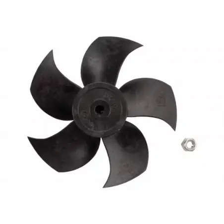 QUICK D250 LEFT LH PROPELLER 5 BLADES BLACK INCLUDING LOCK NUT AND PIN