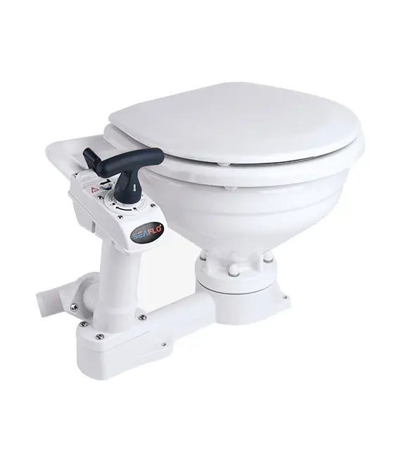SEAFLO MANUALLY OPERATED MARINE TOILET