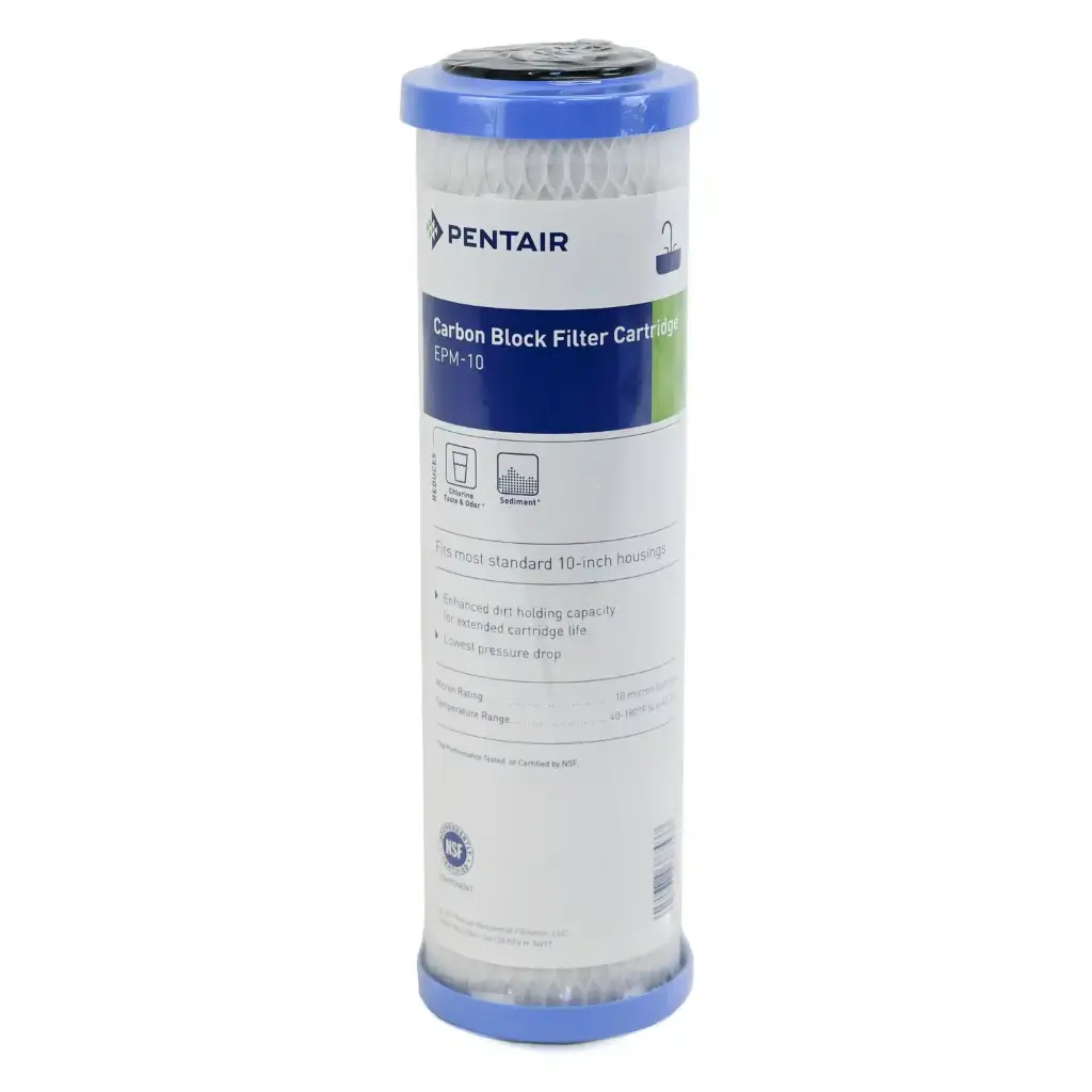 PENTAIR ACTIVE CARBON FILTER CARTRIDGE 10" 10 MICRON