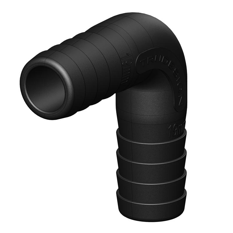 TRUDESIGN 90° ELBOW 19MM TAIL - 19MM TAIL