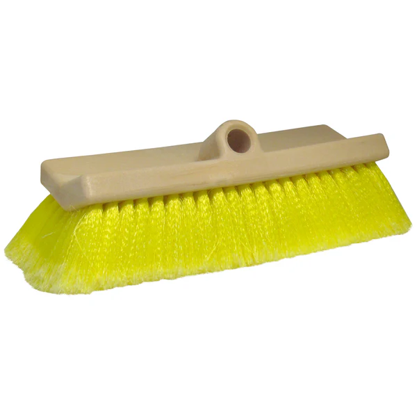 STARBRITE BIG BOAT BRUSH  SOFT YELLOW 10"