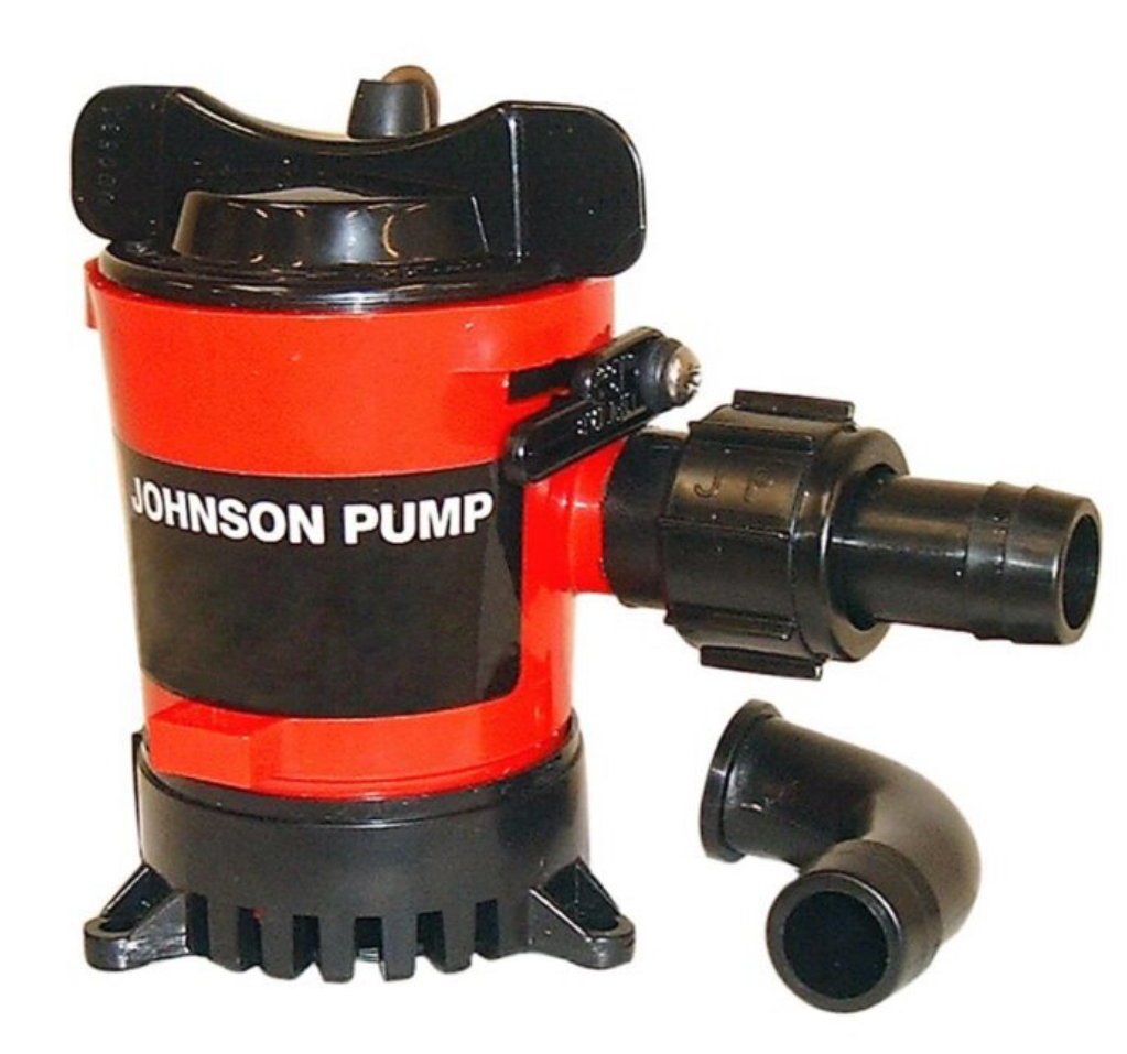 JOHNSON CATRIDGE SERIES HEAVY DUTY SUBMERSIBLE BILGE PUMP L650 1000GPH 12V