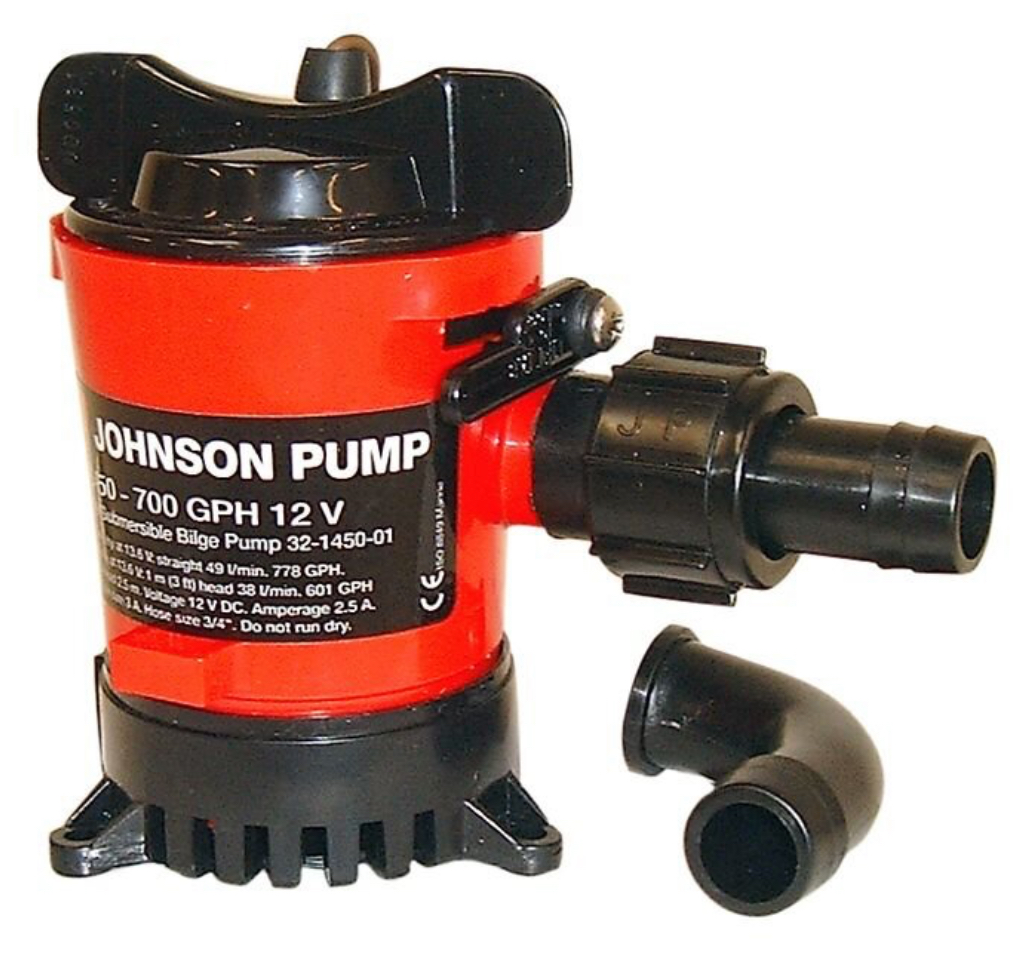 JOHNSON CARTRIDGE BILGE PUMP 750GPH 12V
