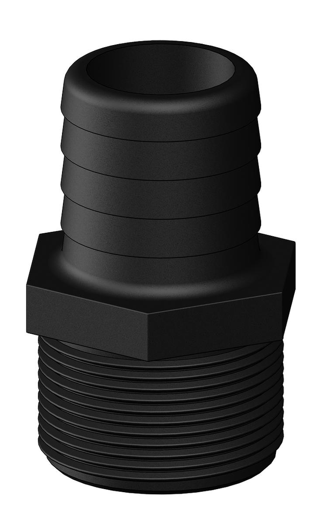 TRUDESIGN TAIL 38MM 1 1/2" MALE BSP LONG THREAD