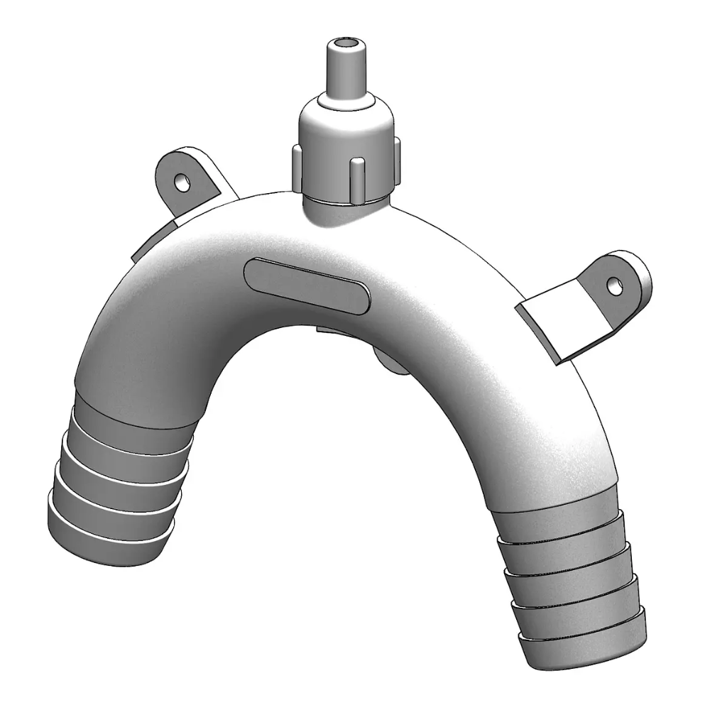TRUDESIGN VENTED LOOP 25MM WHITE