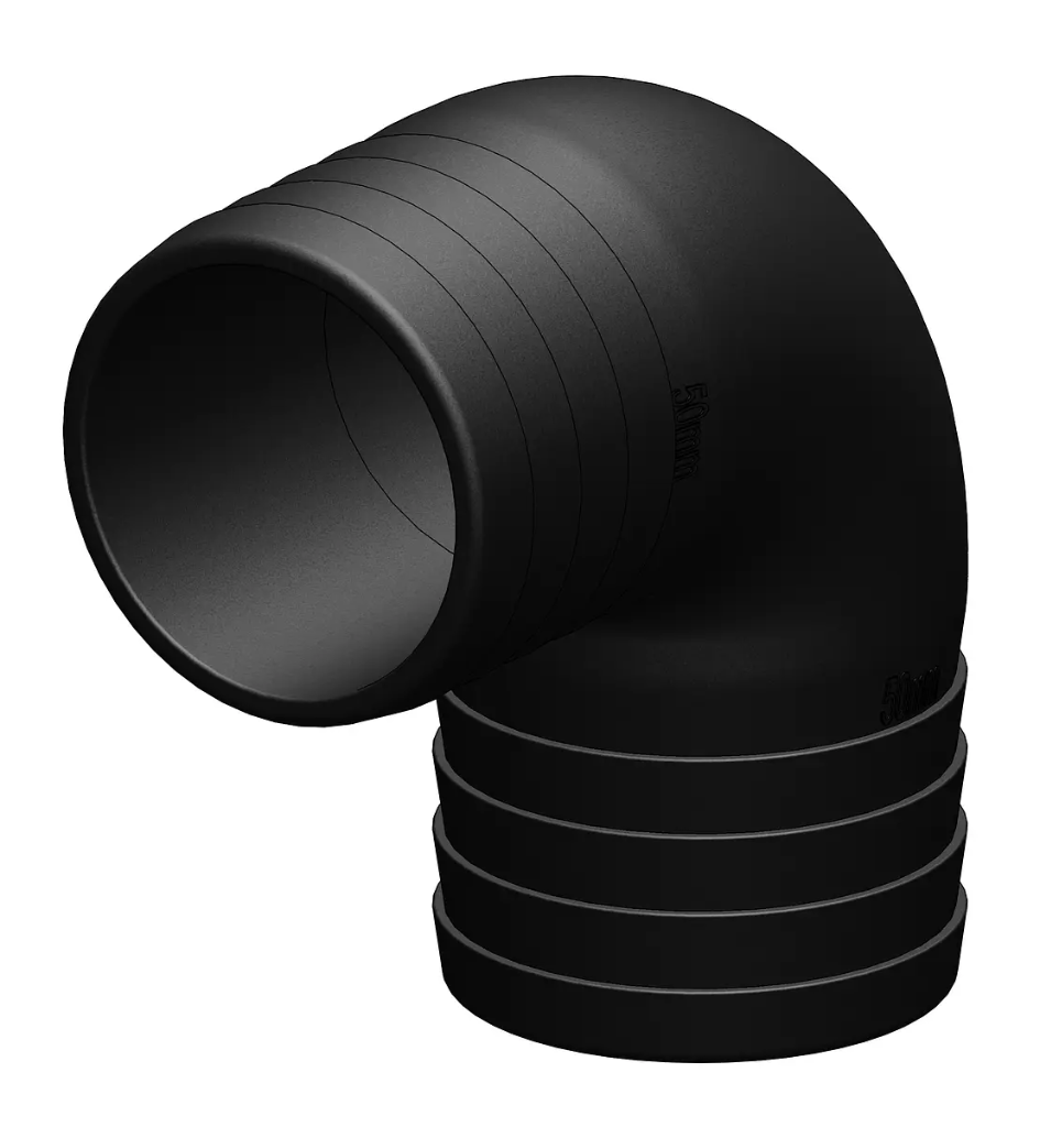 TRUDESIGN CONNECTOR 90° ELBOW 50MM - 50MM