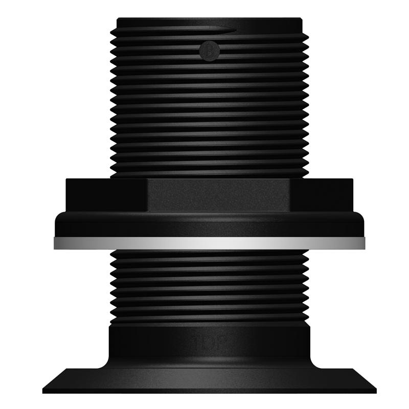 TRUDESIGN 1 1/2'' BSP THRU HULL SKIN FITTING RECESSED BLACK