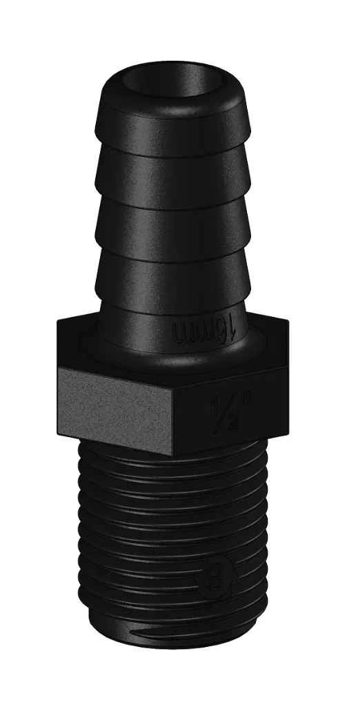 TRUDESIGN TAIL 16MM 1/2” MALE BSP LONG THREAD