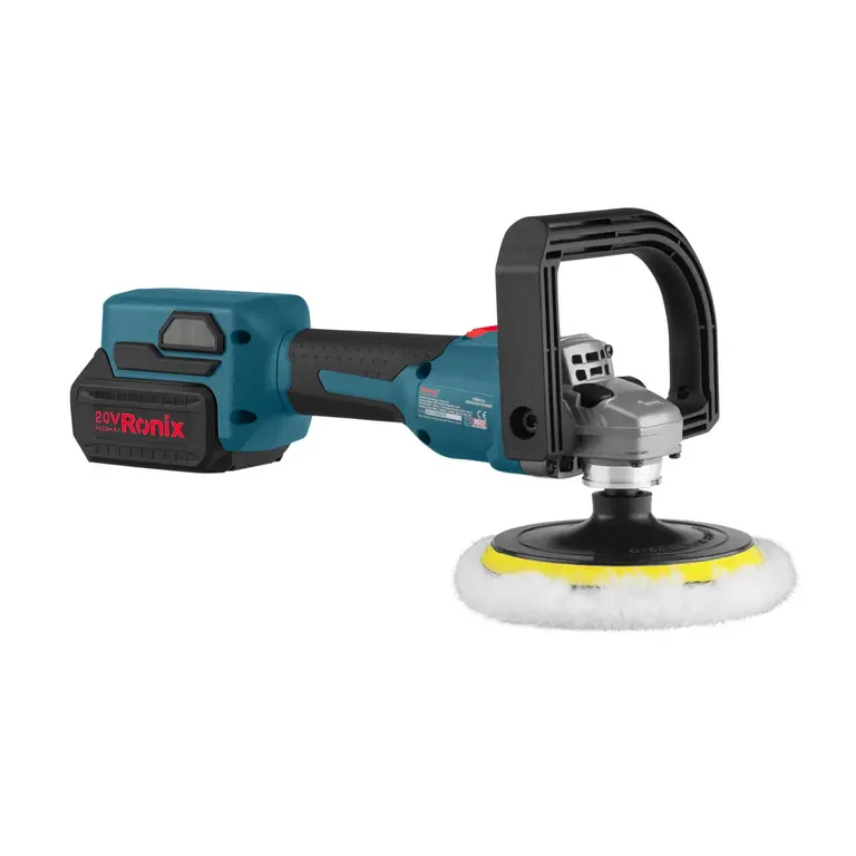 RONIX 20V 4AH 6 SPEED BRUSHLESS CORDLESS POLISHER 3500RPM 150MM 6 SPEED