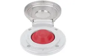 QUICK - 900/XUW FOOT SWITCH UP ( RED ) STAINLESS STEEL / WHITE