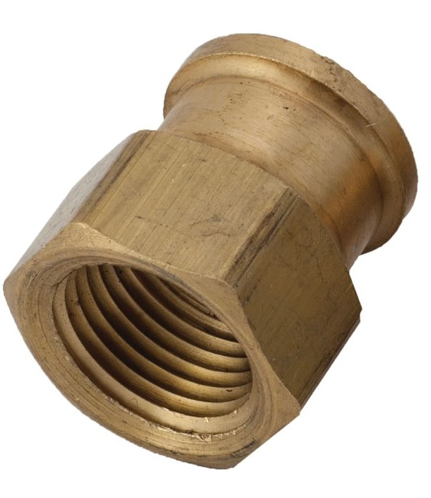 MAESTRINI BRASS REDUCER COUPLING FEMALE TO FEMALE 3/4” X 1/2"