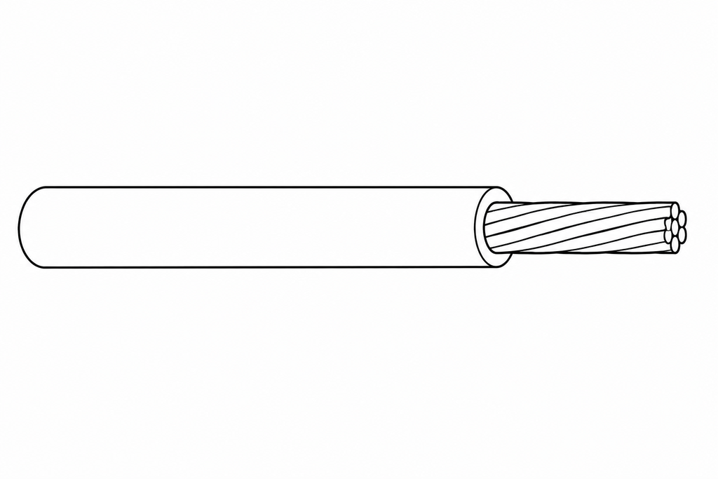 ERKAB MYY FLEX CABLE 1 CORE X 1MM BLACK