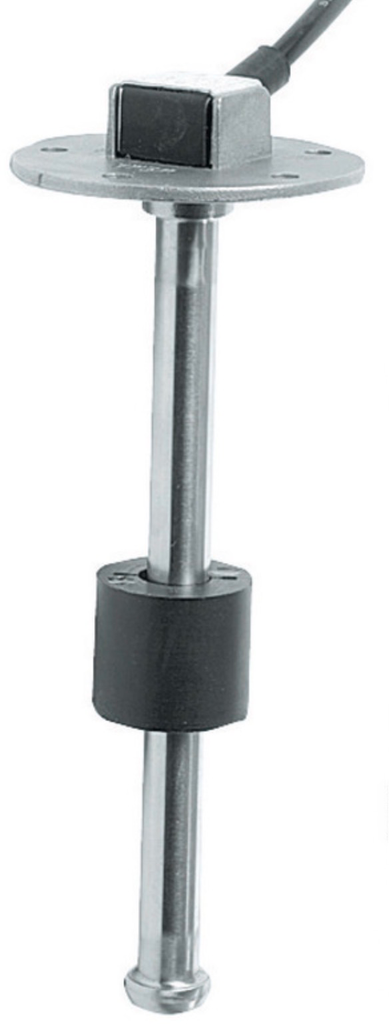 OSCULATI STAINLESS STEEL 316 WATER / FUEL VERTICAL LEVEL SENSOR 10/180 OHM 450MM