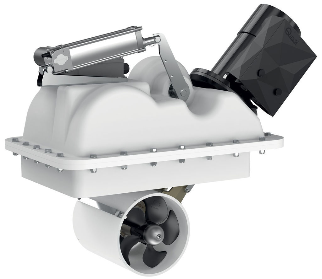 QUICK RETRACTABLE BOW STERN THRUSTER BTR185 85KGF 12V D185 4,3KW