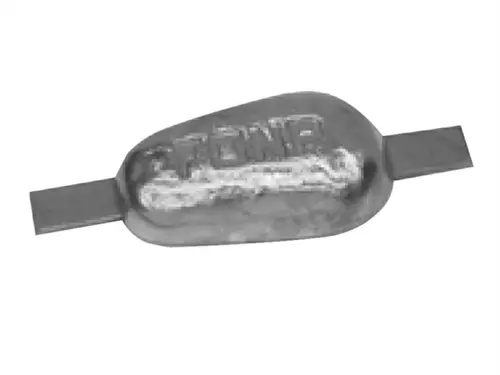 MARINE HULL ANODE 2.2KG 250MM X 90MM X 35MM