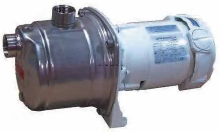 GIANNESCHI ELECTRIC SELF PRIMING JET PUMP ECOINOX 1/15 24V DC 0.35KW 50LPM