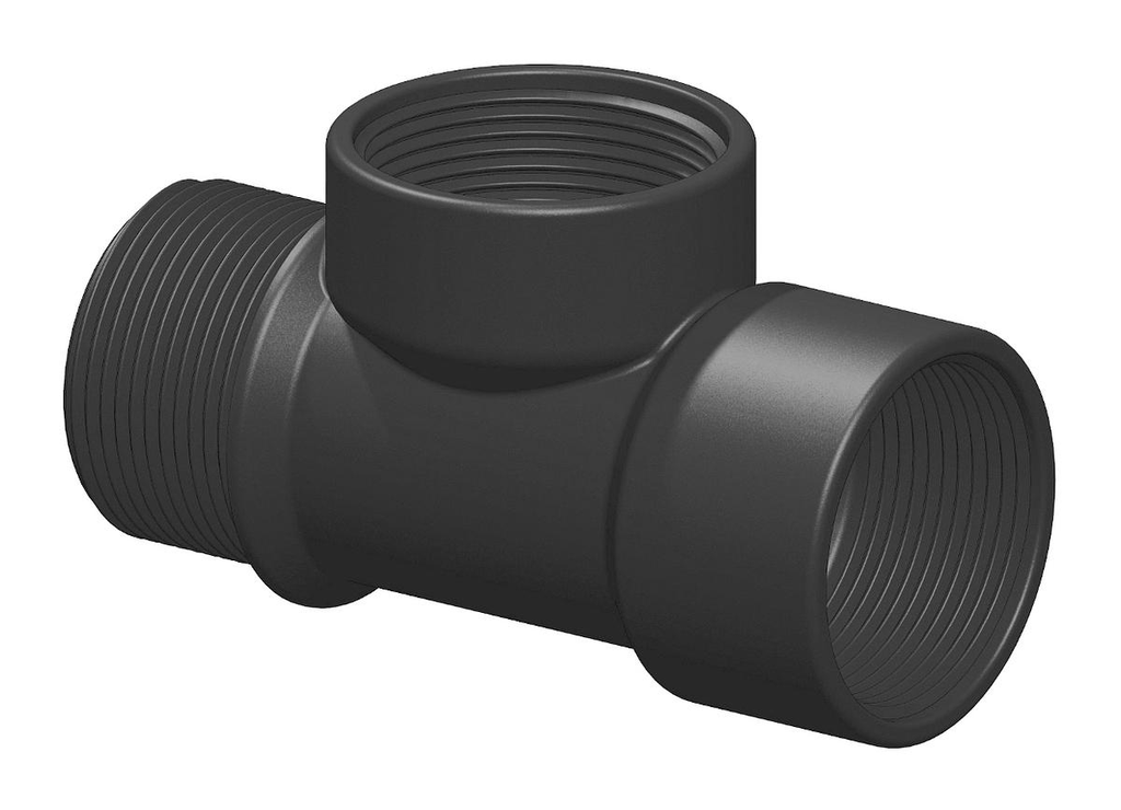 TRUDESIGN TEE PIECE CONNECTOR 1 1/2" BSP M-F-F