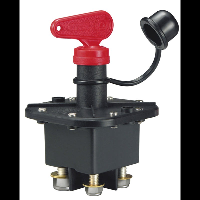 QUICK S12NB  BATTERY ISOLATOR SWITCH 120A BLACK BIPOLAR