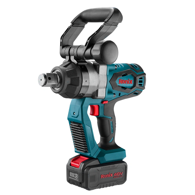 RONIX CORDLESS BRUSHLESS IMPACT WRENCH 40V 4AH 2000NM 1” INCLUDING X2 BATTERIES & CHARGER