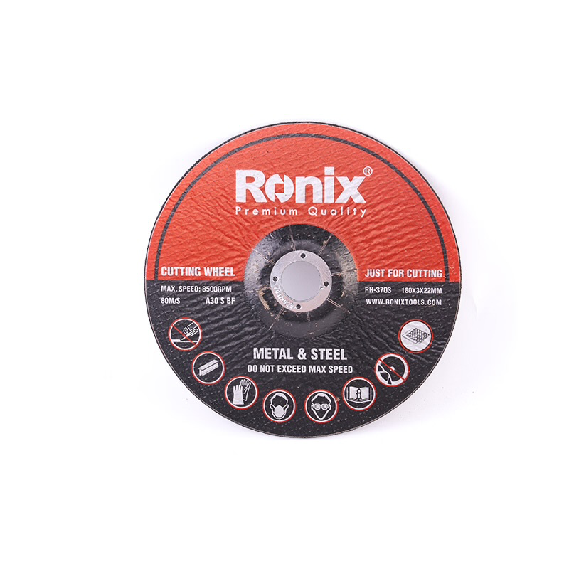 RONIX 180MM DIAMETER X 3MM STEEL CUTTING DISC 5 PIECES PACK