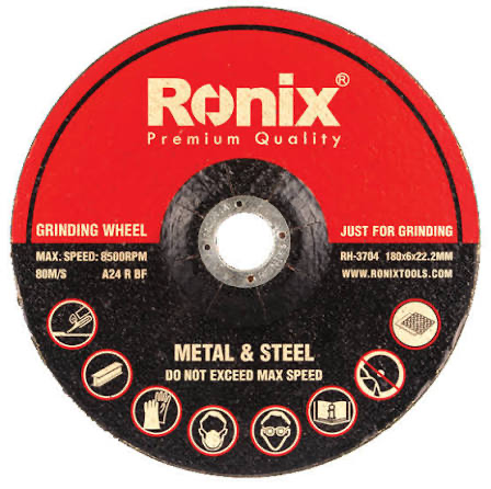 RONIX 230MM DIAMETER X 3MM METAL CUTTING DISC 5 PIECES PACK