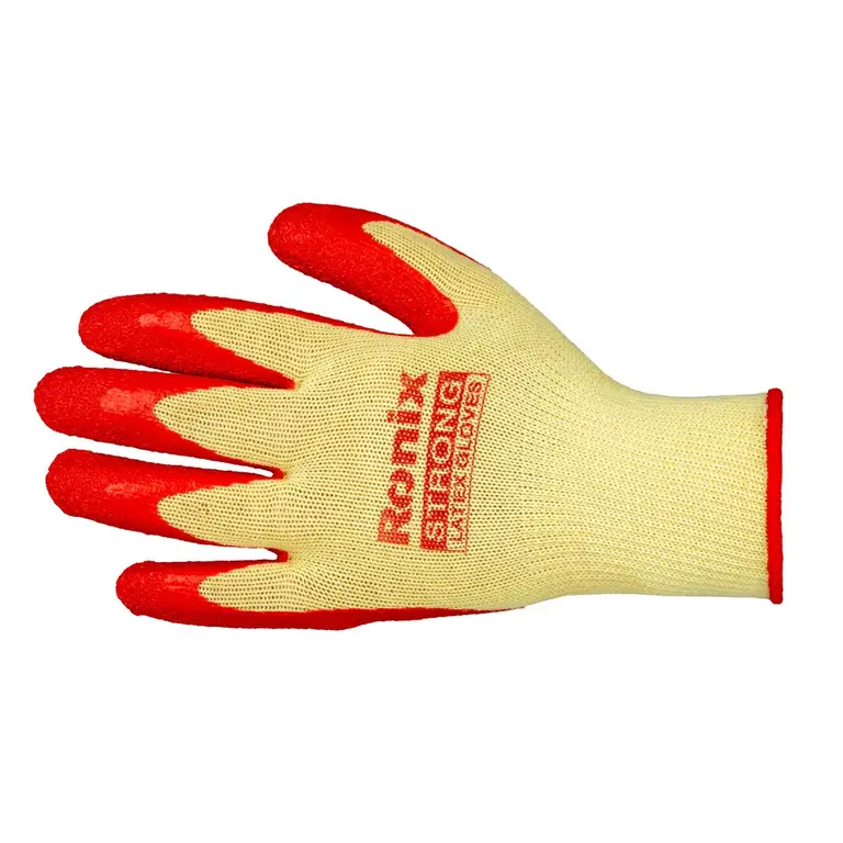 RONIX LATEX COATED WORK GLOVES 10" PAIR