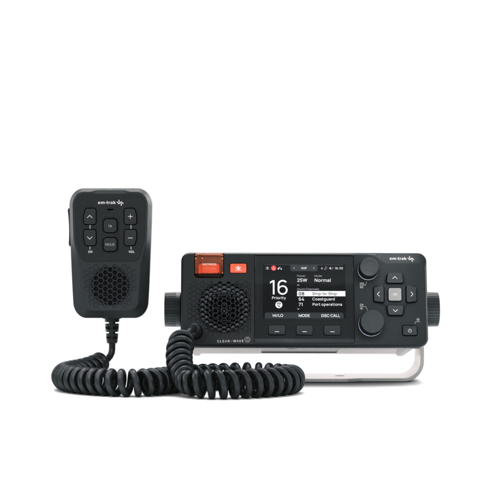 EM-TRAK X100 VHF / DSC RADIO WITH AIS CLASS B (5W)
