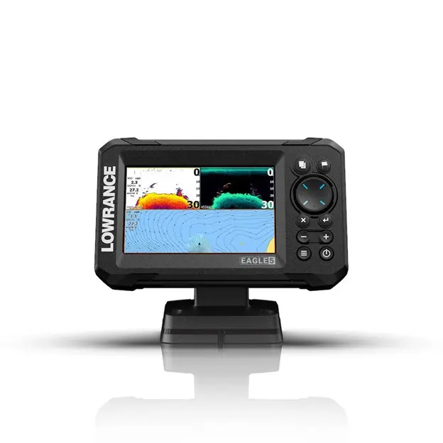 LOWRANCE EAGLE 5" CHART PLOTTER MFD WITH 83/200 HDI TRANSDUCER
