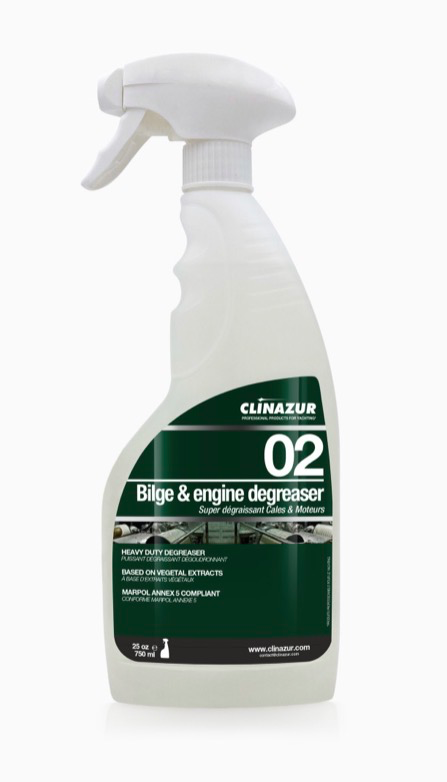 CLINAZUR BILGES AND ENGINES SUPER DEGREASER 750ML