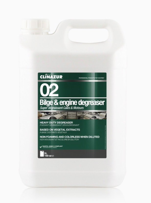 CLINAZUR BILGES AND ENGINES SUPER DEGREASER 5L