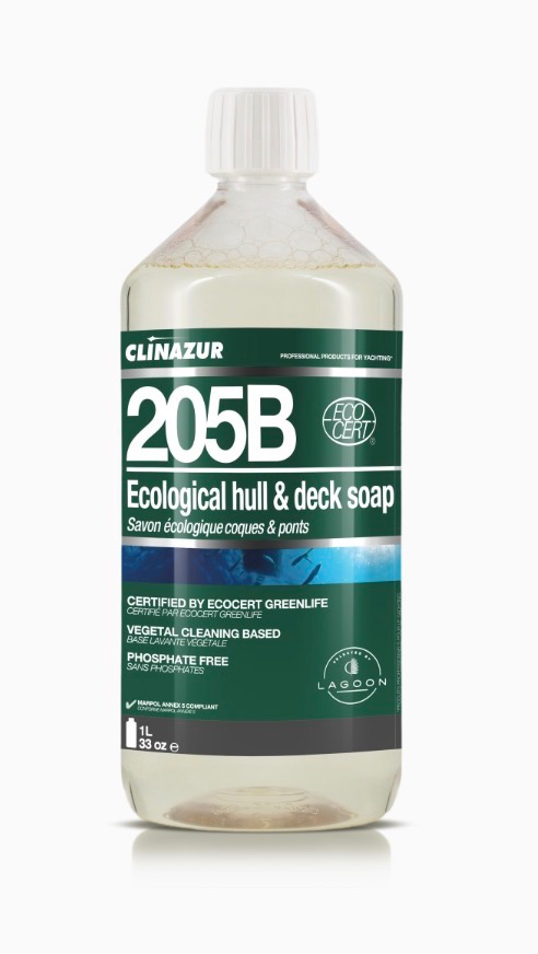 CLINAZUR ECOLOGICAL HULL AND DECK CLEANER 1L
