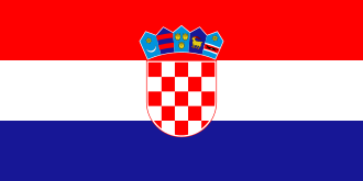 FLAG CROATIA 20CM X 30CM