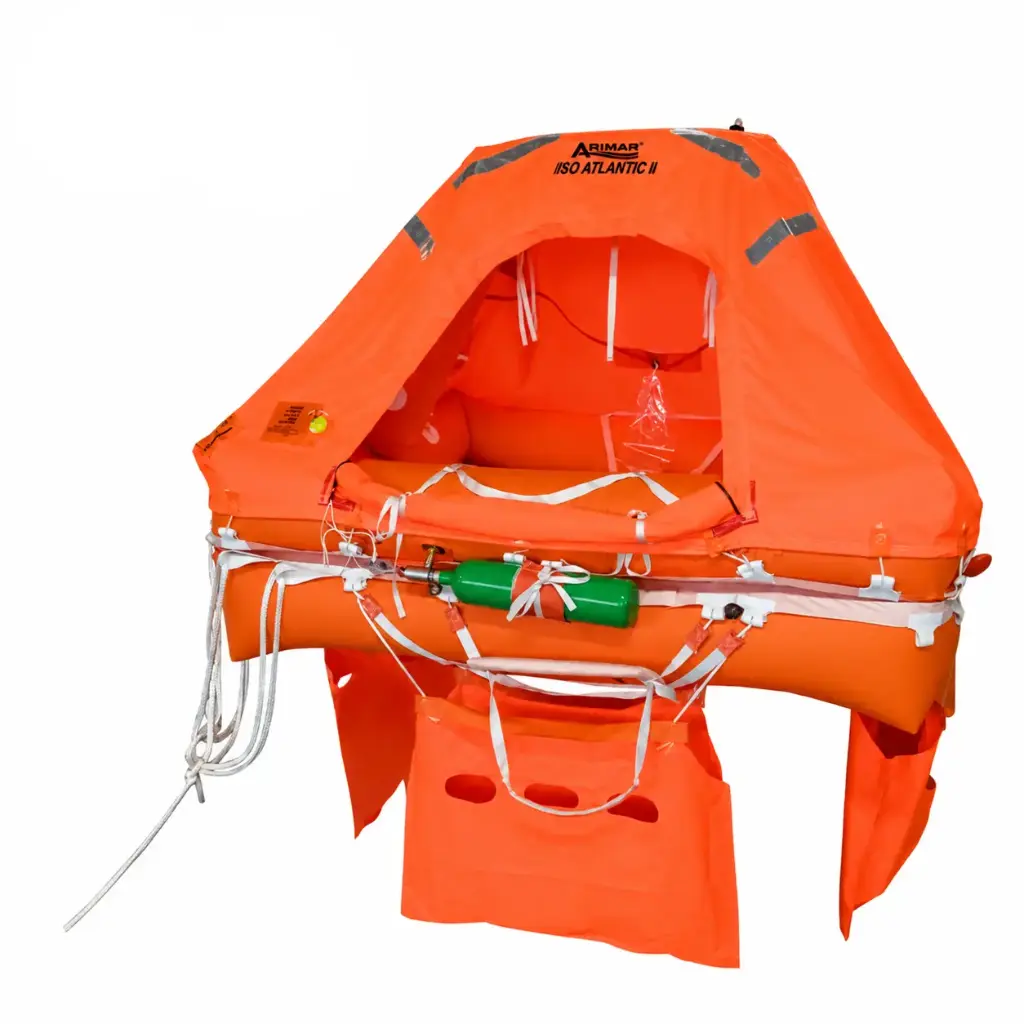 ARIMAR ISO 9650-1 ATLANTIC II LIFERAFT 6 PERSON CANISTER (SOLAS PACK B) 