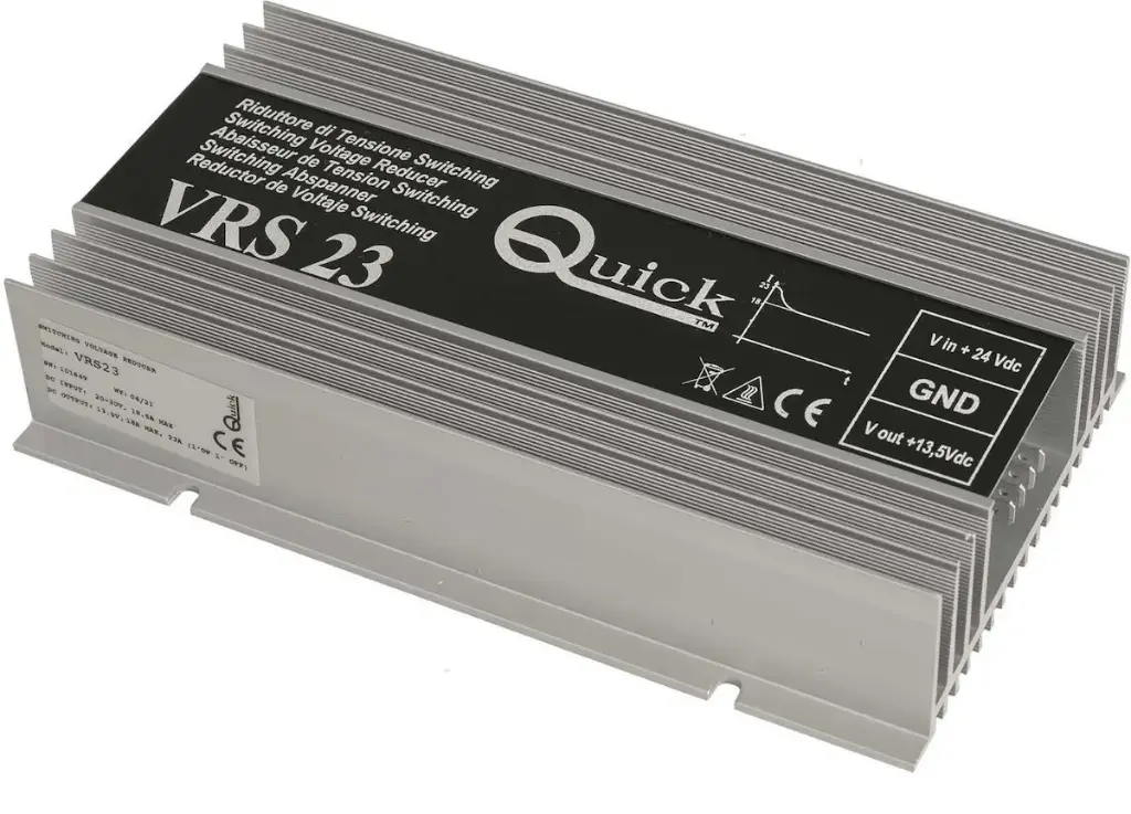 QUICK VRS23 VOLTAGE REDUCER CONVERTER 24V - 12V 23A 