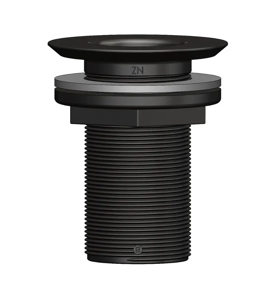 TRUDESIGN 2'' BSP THRU HULL SKIN FITTING RECESSED BLACK