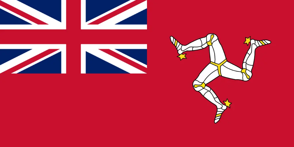 FLAG ISLE OF MAN 80CM X 120CM